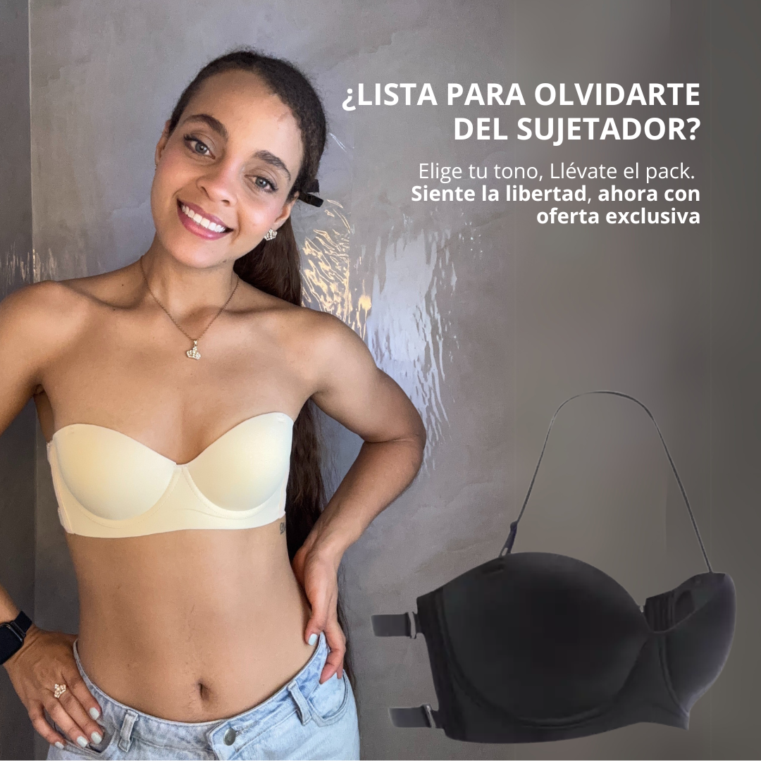 ¡LUCE TUS ESCOTES CON SEGURIDAD! BRA MÁGICO 3EN1