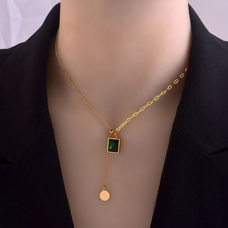 ¡PRODUCTO EXCLUSIVO! COLLAR ESMERALDA REAL MKT A