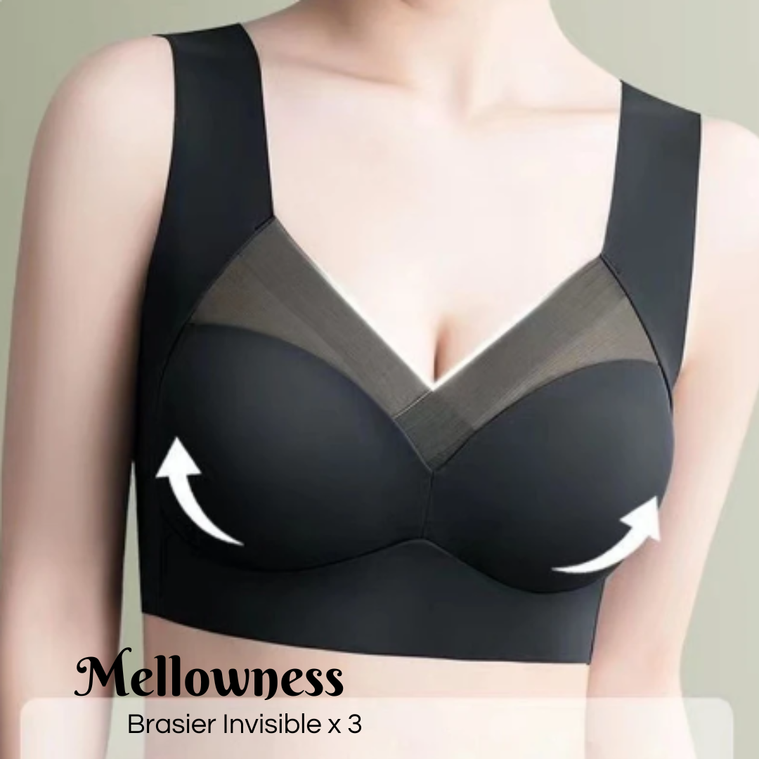 ¡SÚPER OFERTA! 3 BRASIERES INVISIBLES MELLOWNESS