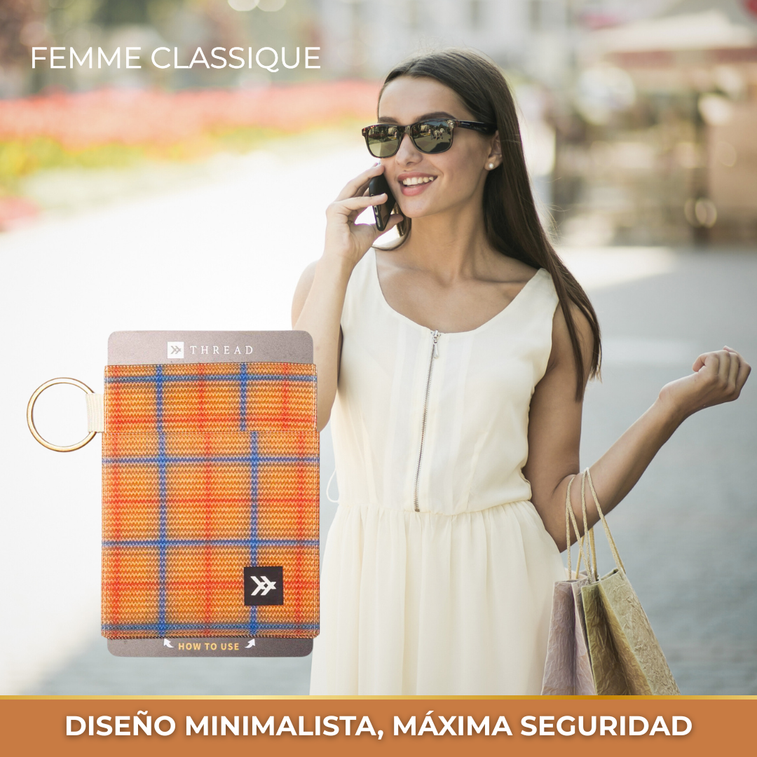 ¡EXCLUSIVO! BILLETERA 2 EN 1 FEMME CLASSIQUE