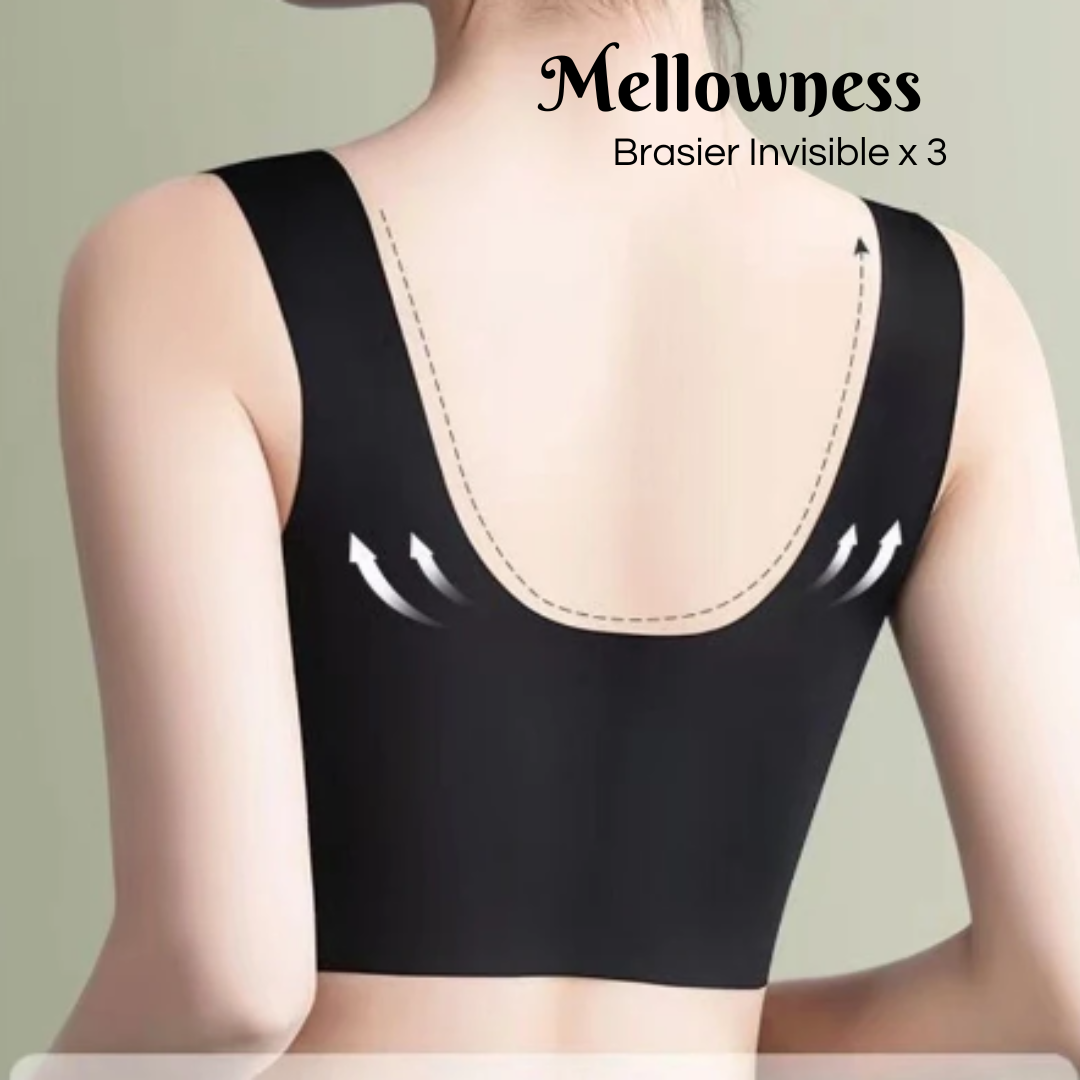 ¡SÚPER OFERTA! 3 BRASIERES INVISIBLES MELLOWNESS