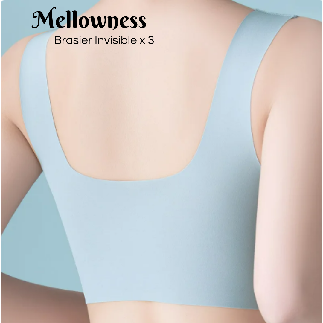 ¡SÚPER OFERTA! 3 BRASIERES INVISIBLES MELLOWNESS
