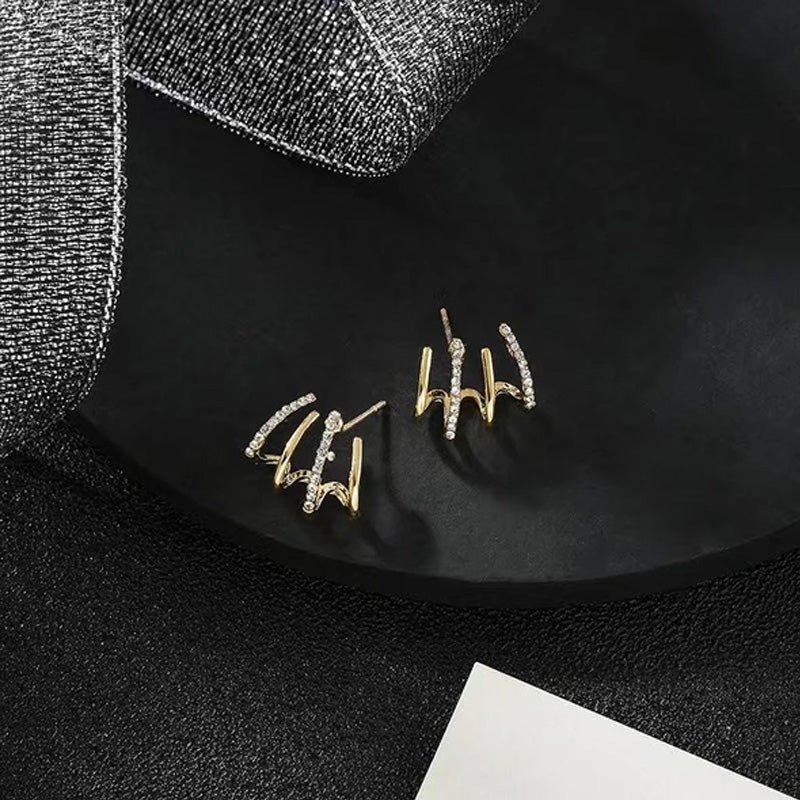 2 💎 ¡PRODUCTO ADICIONAL! 💎 ARETES DE CUATRO GARRAS 🌟