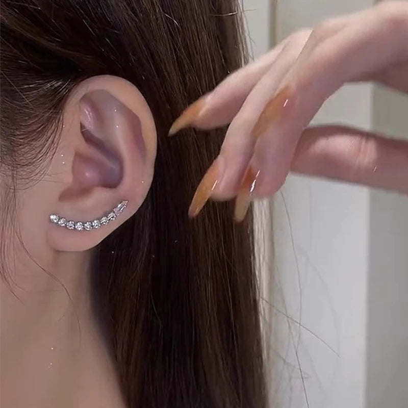¡¡PRODUCTO EXCLUSIVO!! PENDIENTES RHINESTONE 2 EN 1
