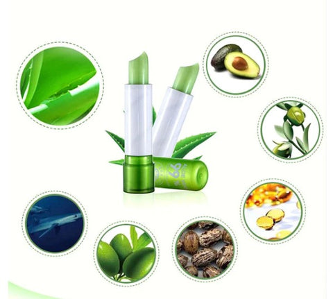 ¡¡HOT SALE!! KISS BEAUTY BÁLSAMO HIDRATANTE DE ALOE VERA PARA LABIOS