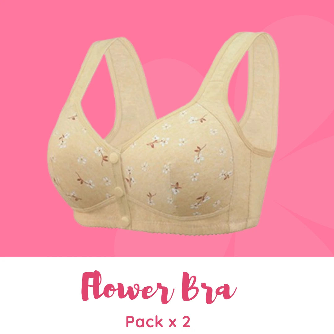 ¡SE AGOTAN! FLOWER BRA PACK X2 NUEVO DISEÑO