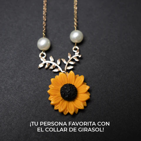 ¡ESPECIAL SAN VALENTÍN! ETERNO GIRASOL anillo y collar