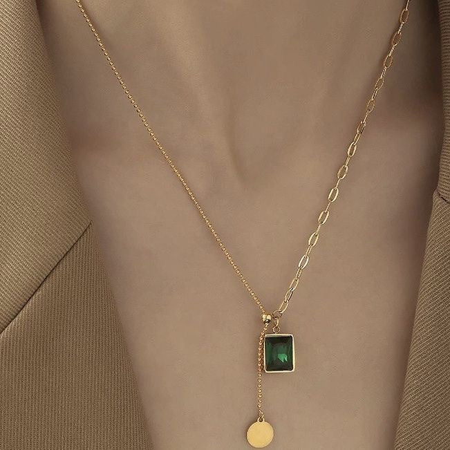 ¡PRODUCTO EXCLUSIVO! COLLAR ESMERALDA REAL MKT A