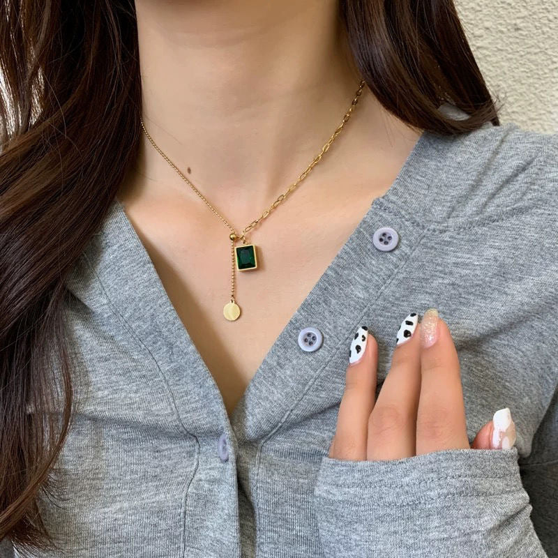 ¡PRODUCTO EXCLUSIVO! COLLAR ESMERALDA REAL MKT A