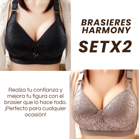 ¡EXCLUSIVO! SETX2 BRASIERES HARMONY