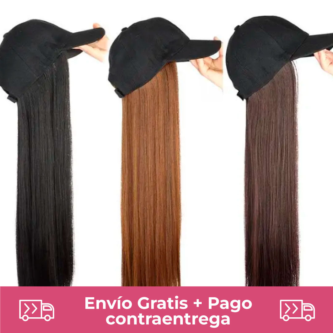 ¡¡PRODUCTO EN TENDENCIA!! PELUCA CON GORRA TRAVEL HAIR MKT G