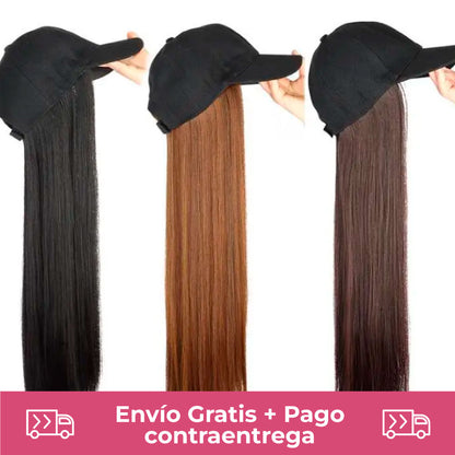 ¡¡PRODUCTO EN TENDENCIA!! PELUCA CON GORRA TRAVEL HAIR MKT H