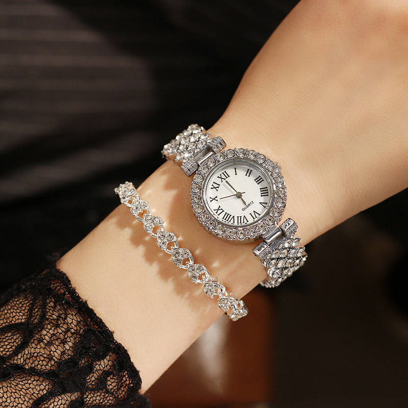 ¡¡EN TENDENCIA!! SET BRILLIANT X (1 RELOJ DE DAMA Y UN BRAZALETE)