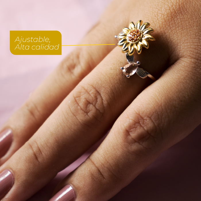 ¡¡PRODUCTO EN TENDENCIA!! ANILLO GIRATORIO DE GIRASOL MKT H