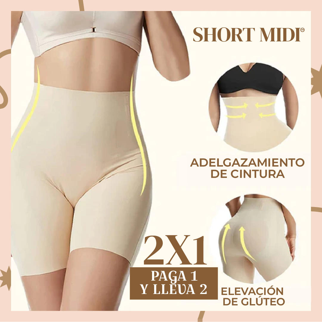 ¡EXCLUSIVO! SHORT MOLDEADOR MIDI 2X1 0125