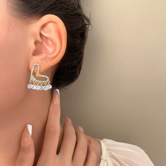 ¡PRODUCTO EN TENDENCIA! ARETES CORAZÓN DE DIAMANTE ™️