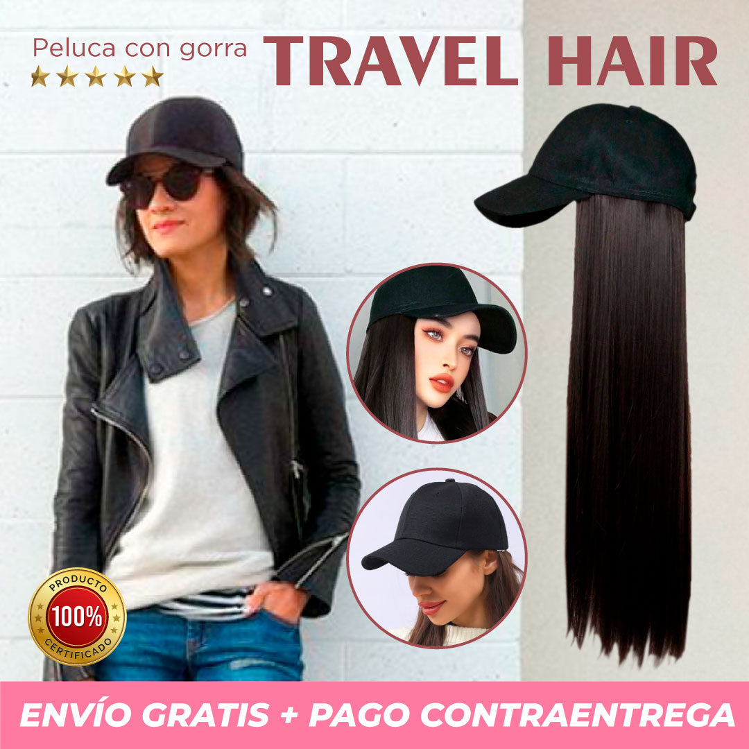 ¡¡PRODUCTO EN TENDENCIA!! PELUCA CON GORRA TRAVEL HAIR MKT I