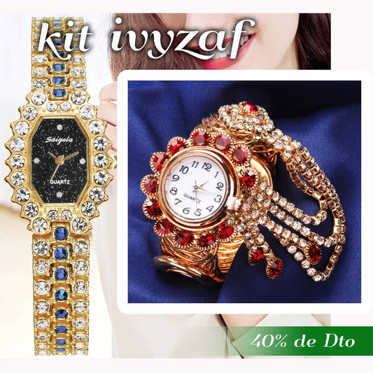 ¡GRAN OFERTA 2X1!  SET DE RELOJES IVYZAF