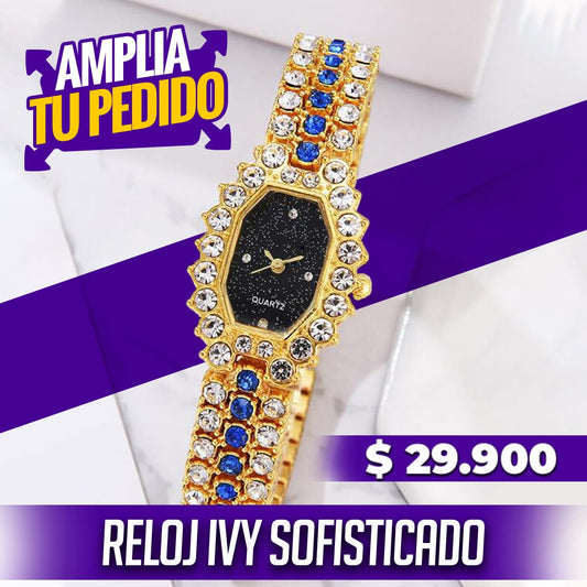 ¡AMPLÍA TU PEDIDO!  RELOJ IVY SOFISTICADO