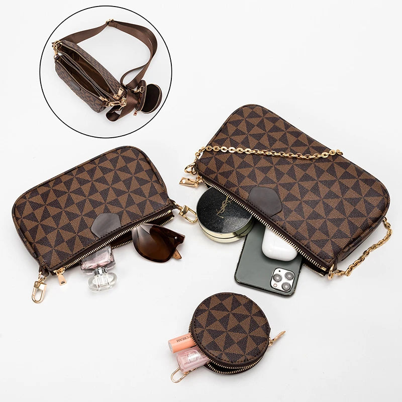 ¡PRODUCTO EXCLUSIVO! 3 EN 1 BOLSO CROSSBODY™️✨💜