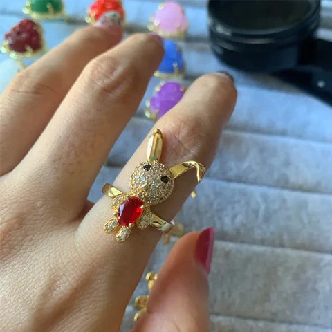 ¡PRODUCTO EXCLUSIVO! ANILLO RABBIT ESMERALD™️🟢🐰