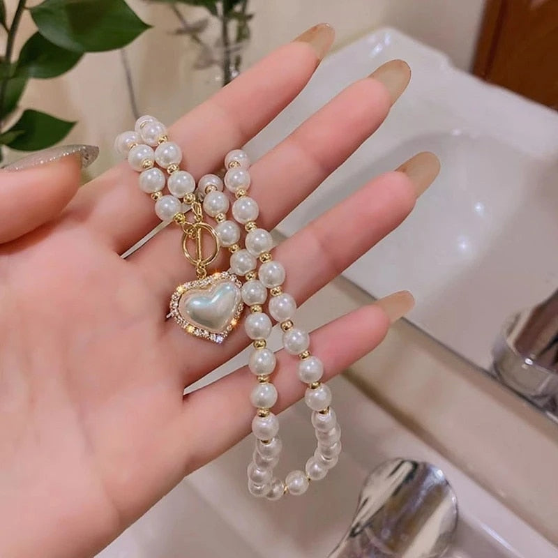 ¡EDICIÓN LIMITADA! NUEVO COLLAR BROCHE DE CORAZON™️🤍💫